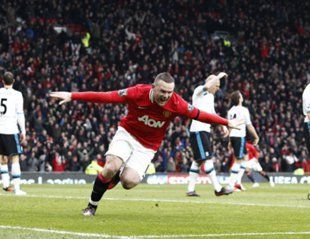 Rooney skaut United  toppinn 11.02.12