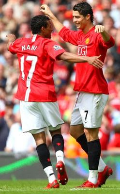 Nani og Ronaldo